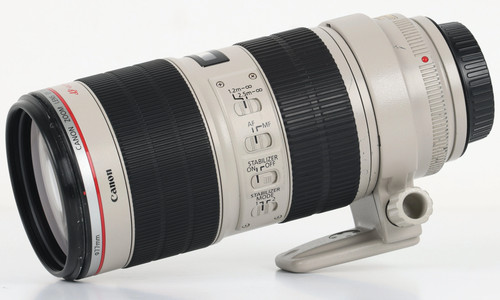 Canon 200mm is - 70-200mm, usm